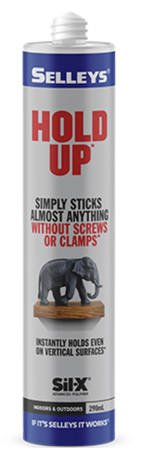 Selleys Hold Up Adhesive White 130g,290ml (available in: 2 sizes) - pr –  Hardware & Panel Supplies