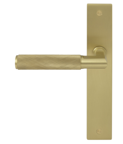 Windsor Premium NZ NIDO Lumina Longplate Lever Set - Diamond Knurl Price Per Pair Available in 7 Colours