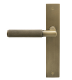 Windsor Premium NZ NIDO Lumina Longplate Lever Set - Diamond Knurl Price Per Pair Available in 7 Colours