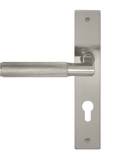 Windsor Premium NZ NIDO Lumina Longplate Lever Set E85 - Diamond Knurl  Price Per Pair Available in 7 Colours