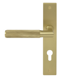 Windsor Premium NZ NIDO Lumina Longplate Lever Set E85 - Diamond Knurl  Price Per Pair Available in 7 Colours