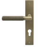 Windsor Premium NZ NIDO Lumina Longplate Lever Set E85 - Diamond Knurl  Price Per Pair Available in 7 Colours