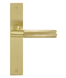 Windsor Premium NZ NIDO Verge Longplate Dummy Lever Left Hand - Diamond Knurl  Available in 7 Colours