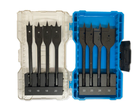 Tusk Heavy Duty Timber Drill Bits ,Spade Drill - 32mm x 150mm ,35mm x 150mm ,38mm x 150mm & 8pc Set(12,16,18,20,22,25,28,32)