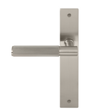 Windsor Premium NZ NIDO Verge Longplate Lever Set - Linear Knurl Price Per Pair Available in 7 Colours