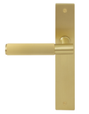 Windsor Premium NZ NIDO Verge Longplate Lever Set - Linear Knurl Price Per Pair Available in 7 Colours