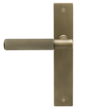 Windsor Premium NZ NIDO Verge Longplate Lever Set - Linear Knurl Price Per Pair Available in 7 Colours