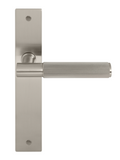 Windsor Premium NZ NIDO Verge Longplate Dummy Lever Left Hand - Linear Knurl Available in 7 Colours