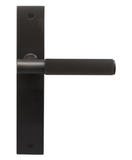 Windsor Premium NZ NIDO Verge Longplate Dummy Lever Left Hand - Linear Knurl Available in 7 Colours