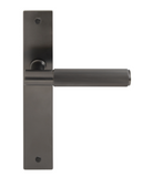 Windsor Premium NZ NIDO Verge Longplate Dummy Lever Left Hand - Linear Knurl Available in 7 Colours