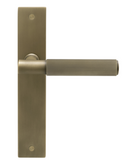 Windsor Premium NZ NIDO Verge Longplate Dummy Lever Left Hand - Linear Knurl Available in 7 Colours