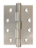 Lohala Hinge Stainless Steel 304 ,100mm x 75mm x 2.5mm  Fixed Button Pin Black Electrocoat & Satin Finish