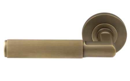 Windsor Premium NZ NIDO Lumina Rose Lever Set - Linear Knurl  Price Per Pair Available in 7 Colours