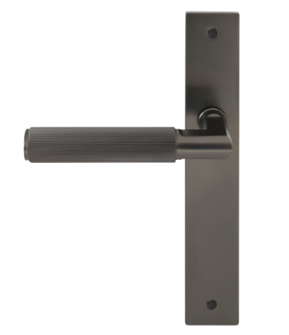 Windsor Premium NZ NIDO Lumina Longplate Lever Set - Linear Knurl  Price Per Pair Available in 7 Colours