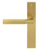 Windsor Premium NZ NIDO Lumina Longplate Lever Set - Linear Knurl  Price Per Pair Available in 7 Colours