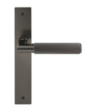 Windsor Premium NZ NIDO Lumina Longplate Dummy Lever Left Hand  - Linear Knurl Available in 7 Colours