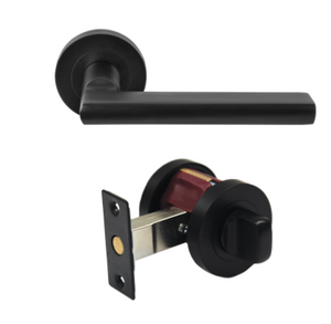 Windsor Premium NZ Futura - Apex Privacy Set Price Per Set - Matt Black ,Brushed Nickel & Powder Coat