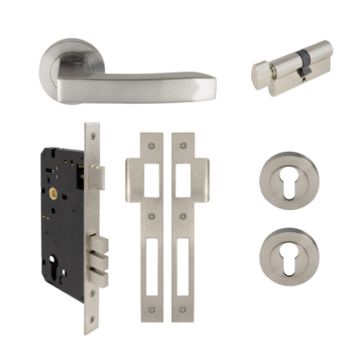 Windsor Premium NZ Futura - Corbel Locking Set Price Per Set - Matt Black ,Brushed Nickel & Powder Coat