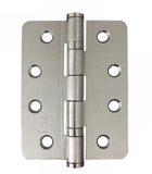 Lohala Hinge Stainless Steel 304 ,2BB 100mm x 100mm x 3mm - 1/4" Radius & 100mm x 75mm x 3mm - 1/4" Radius - Fixed Button Pin Satin Finish