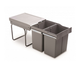 Sige Italian European Hand Pull Bin Cabinet Width 400mm - 32Litre & 42 Litre