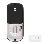 YALE ASSURE KEYED DIGITAL DEADBOLT SMART-READY MATT BLACK & SATIN NICKEL