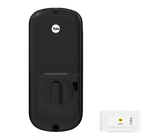 YALE ASSURE KEYED DIGITAL DEADBOLT SMART-READY MATT BLACK & SATIN NICKEL