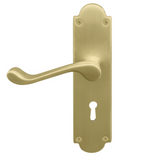 Windsor Premium NZ Traditional Victorian Longplate Lever Lock  Price Per Pair - Available in 11 Colours