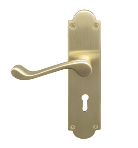 Windsor Premium NZ Traditional Victorian Longplate Lever Lock  Price Per Pair - Available in 11 Colours