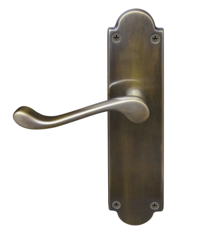 Windsor Premium NZ Traditional Victorian Longplate Lever Latch Price Per Pair - Available in 11 Colours