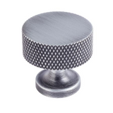 Archant Heritage Berkley Knob 30mm - Available in 5 Colours : Antique Brass ,Black ,Brushed Brass ,Brushed Nickel & Pewter