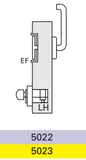 Cavity Slider For Doors Cavilock CL100 Left Hand Flushturn/Right Hand Lever & Left Hand Turn Left Hand Exit Free -Satin Chrome & Polished Brass