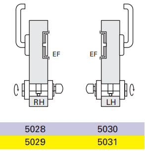 Cavity Slider For Doors Cavilock CL100 Left Hand Flushturn/Right Hand Lever & Left Hand Turn/Right Hand Emergency Left Hand Exit Free -Satin Chrome & Polished Brass