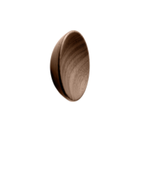 Archant Heritage Bowl Knob 65, Oak Lacquer & Walnut Lacquer