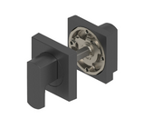 YALE ASSURE KEYED SMART-READY LOCK WITH APEX - L142 x 450MM ENTRANCE SET MATT BLACK & SATIN NICKEL