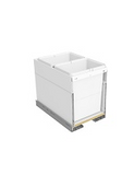 Tanova NZ Designer 2 Pull Out Soft Close Kitchen Bin Push To Open -350mm,400mm & 450mm Cabinet - 2 x 18Litre ,2 x 20Litre & 2 x 24Litre - White and Grey Charcoal