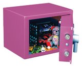 YALE MINI SAFE - BLACK , BLUE & PINK