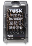 Tusk Heavy Duty Cobalt Drill Bits Set M42 8% 25pcs