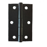 Lohala Hinge Steel 89mm x 58mm x 2.0mm Loose Steel Riveted Pin (1840 3 1/2") -Available in 4 Colours : Black Powder Coated ,Bronze ,Satin Chrome ,Zinc Plate