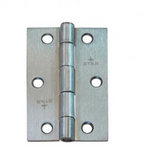 Lohala Hinge Steel 89mm x 58mm x 2.0mm Loose Steel Riveted Pin (1840 3 1/2") -Available in 4 Colours : Black Powder Coated ,Bronze ,Satin Chrome ,Zinc Plate