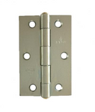 Lohala Hinge Steel 89mm x 58mm x 2.0mm Loose Steel Riveted Pin (1840 3 1/2") -Available in 4 Colours : Black Powder Coated ,Bronze ,Satin Chrome ,Zinc Plate