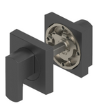 YALE ASSURE KEYED SMART-READY LOCK WITH APEX 143 x 600 ENTRANCE SET MATT BLACK & SATIN NICKEL