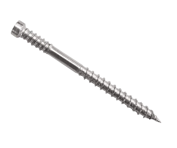 Ecko Decking Screws Cylindrical Head 316Stainless Steel 10G -60,65,75mm Pack of 250