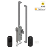 YALE ASSURE KEYED SMART-READY LOCK WITH APEX 143 x 1000 ENTRANCE SET MATT BLACK & SATIN NICKEL