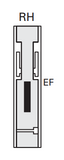 Cavity Slider For Doors Cavilock CL100 Louise Latch Both Sides & Right Handle Snib Left Handle Emergency Right Handle Exit Free Edge Pull -Polished Brass & Satin Chrome