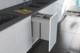 Sige Italian Concept 560 Series Cabinet Width 400mm ,Height 298mm and 463mm ,Capacity ( 8+17 litres and 8 + 29 litres ) Bins+16mm Adaptors Finish Light Grey & Orion Grey