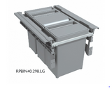 Sige Italian Concept 560 Series Cabinet Width 400mm ,Height 298mm and 463mm ,Capacity ( 8+17 litres and 8 + 29 litres ) Bins+16mm Adaptors Finish Light Grey & Orion Grey