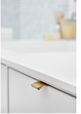 Archant Heritage Edge Straight Pull Handle, 40mm OAL ,20mm Centres - Available in 10 Colours  :  Antique bronze ,Brushed Brass ,Bright chrome ,Anthracite ,Inox Look ,White ,Antique Brass ,Brushed Matt Black ,Matte White & Bright anodized