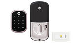 YALE ASSURE SL (Keyless) SMART-READY LOCK WITH APEX 143 x 300 ENTRANCE SET MATT BLACK & SATIN NICKEL