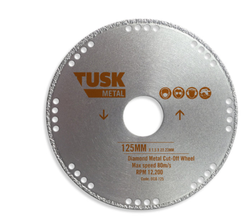 Tusk Heavy Duty Diamond metal cut-off wheel - 230mm x 1.8 x 22.23 ,300mm x 2.8/2.3 x 25.4 ,350mm x 3.0/2.5 x 25.4 & 400mm x 3.2/2.6 x 25.4