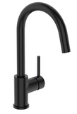 Archant Heritage Elementi Uno Gooseneck Mixer ,All pressure Available in 3 Colours : Black ,Brushed no & Chrome